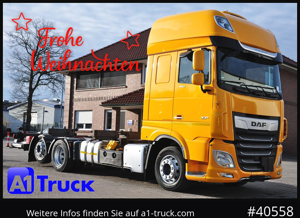 DAF XF 480, MultiBDF, 7,45, Standklima, LBW, - Camion porte-conteneur/ Caisse mobile: photos 1 DAF XF 480, MultiBDF, 7,45, Standklima, LBW, - Camion porte-conteneur/ Caisse mobile: photos 1