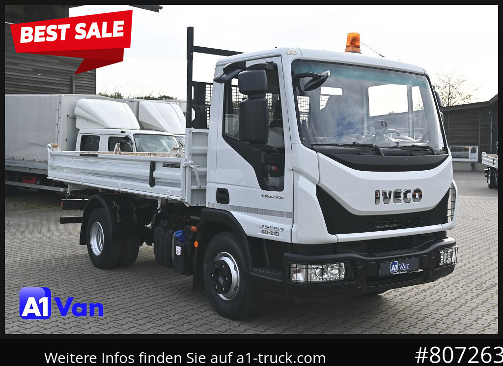 IVECO Eurocargo 80E21 Kipper, Meiller, Klima, 2x AHK - Camion benne: photos 1 IVECO Eurocargo 80E21 Kipper, Meiller, Klima, 2x AHK - Camion benne: photos 1