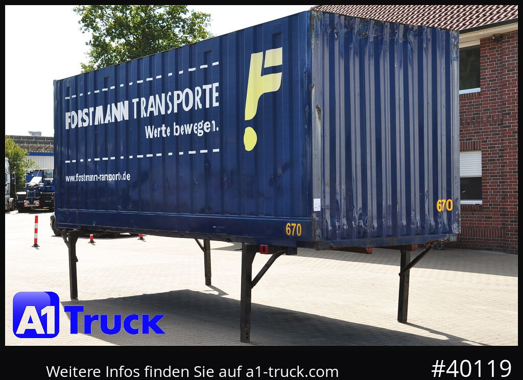 KRONE BDF 7,82 Container, 2700mm Innenhöhe, Portaltür - Conteneur maritime: photos 1 KRONE BDF 7,82 Container, 2700mm Innenhöhe, Portaltür - Conteneur maritime: photos 1