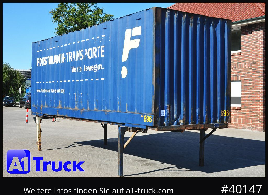 KRONE BDF 7,82 Container, 2700mm Innenhöhe, Portaltür - Conteneur maritime: photos 1 KRONE BDF 7,82 Container, 2700mm Innenhöhe, Portaltür - Conteneur maritime: photos 1