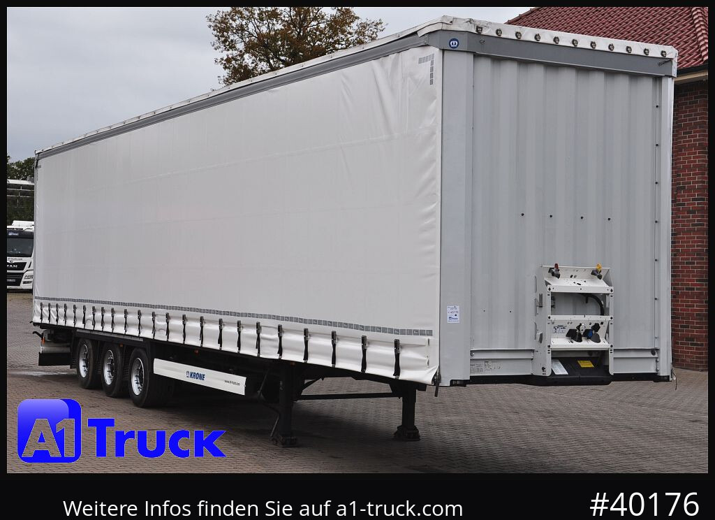 KRONE SD, Mega, neue Plane, Code XL, 1 Vorbesitzer - Semi-remorque rideaux coulissants: photos 1 KRONE SD, Mega, neue Plane, Code XL, 1 Vorbesitzer - Semi-remorque rideaux coulissants: photos 1