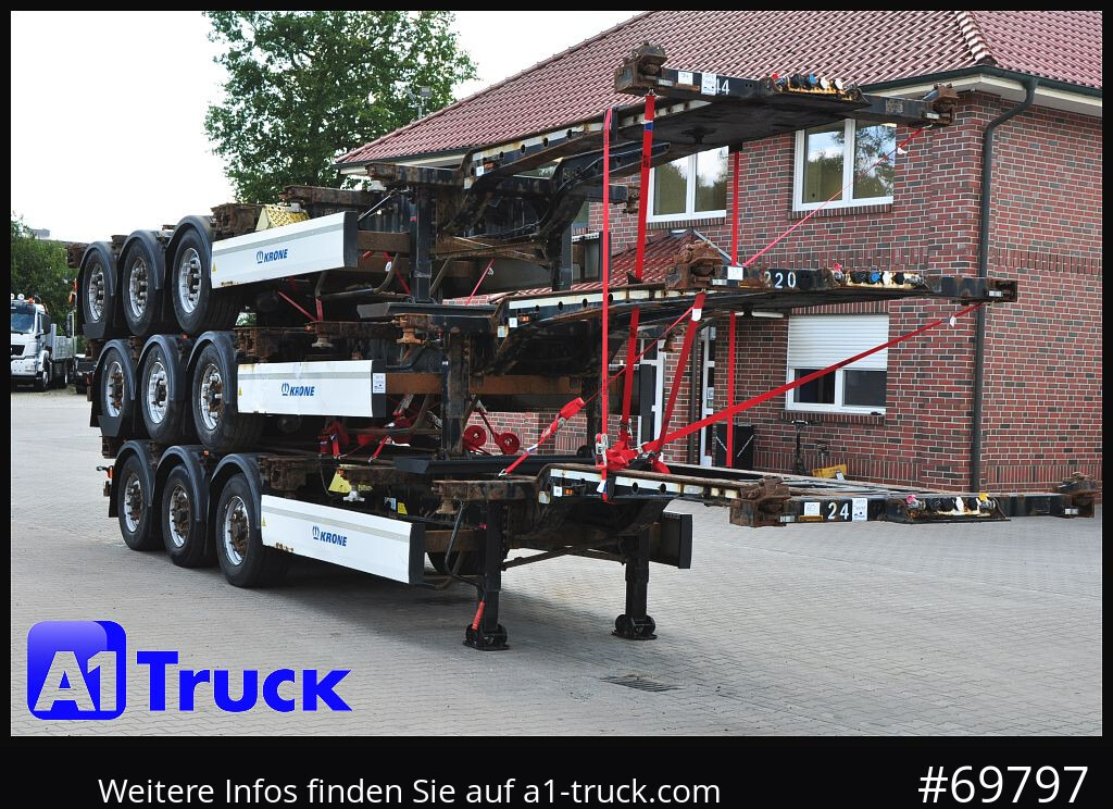 KRONE SDC, Containerchassis, 3 erPaket, 2x20/30/40 - Semi-remorque porte-conteneur/ Caisse mobile: photos 1 KRONE SDC, Containerchassis, 3 erPaket, 2x20/30/40 - Semi-remorque porte-conteneur/ Caisse mobile: photos 1