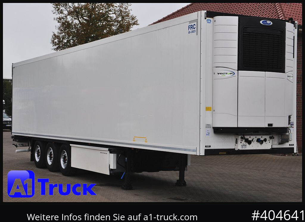 KRONE SDR 27, Rohrbahnen SAF Carrier Vector 1950, - Semi-remorque frigorifique: photos 1 KRONE SDR 27, Rohrbahnen SAF Carrier Vector 1950, - Semi-remorque frigorifique: photos 1