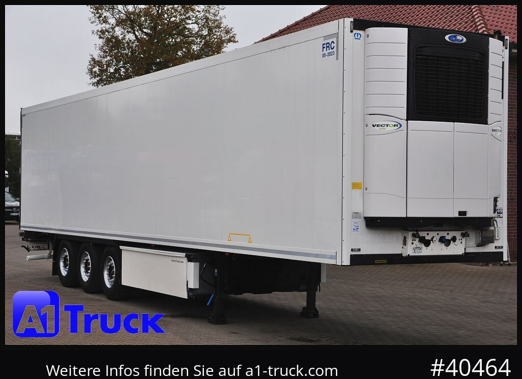 Semi-remorque frigorifique KRONE SDR 27, Rohrbahnen SAF Carrier Vector 1950,: photos 1