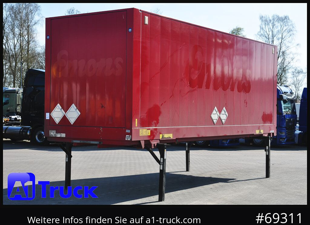 Carrosserie fourgon KRONE WB BDF 7,45 Koffer,  2770mm innen, beschädigt: photos 15