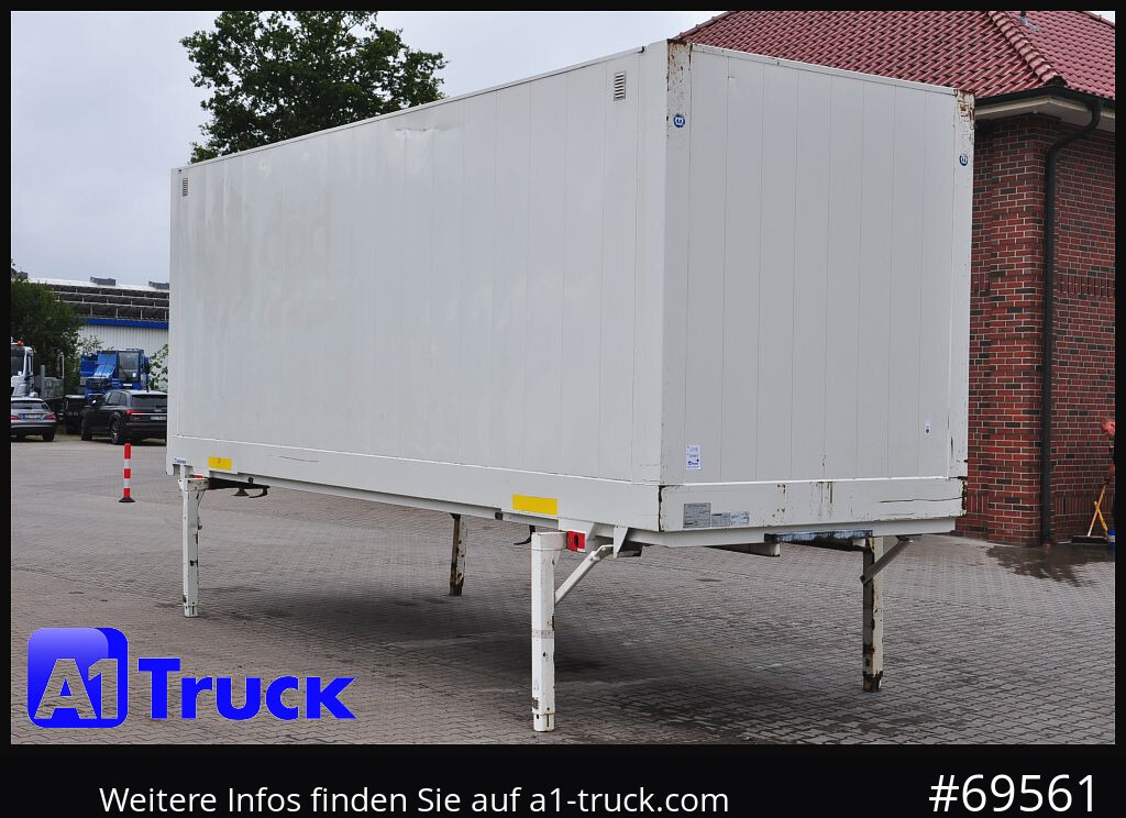 KRONE Wechselbrücke BDF 7,45 Koffer, Textil 2750mm innen, 20 x vorhanden - Carrosserie fourgon: photos 1 KRONE Wechselbrücke BDF 7,45 Koffer, Textil 2750mm innen, 20 x vorhanden - Carrosserie fourgon: photos 1