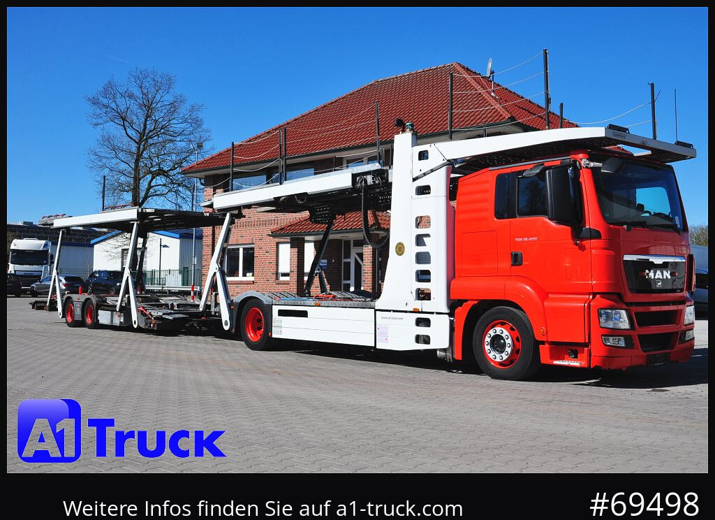 MAN 18.400 TGX, Autotransporter Kässbohrer, - Camion porte-voitures: photos 1 MAN 18.400 TGX, Autotransporter Kässbohrer, - Camion porte-voitures: photos 1