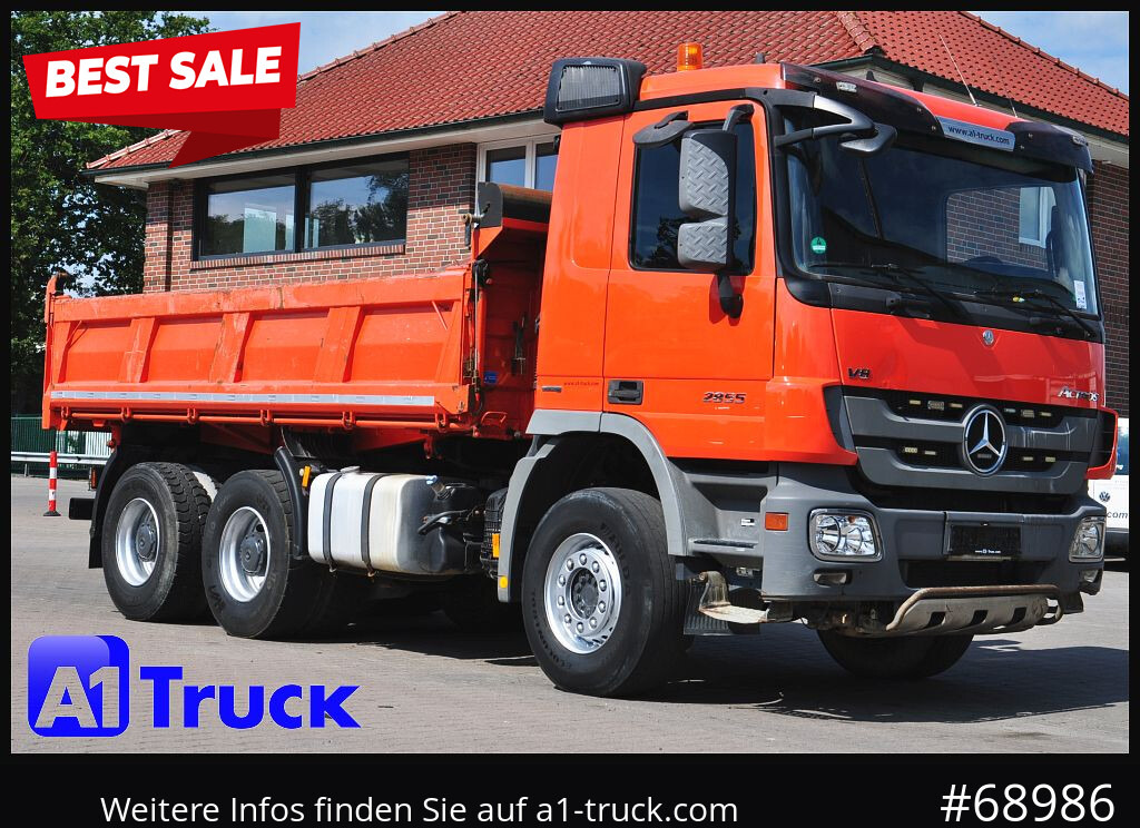 MERCEDES-BENZ Actros 2655 ,V8, 6x4 Meiller Klima , EPS - Camion benne: photos 1 MERCEDES-BENZ Actros 2655 ,V8, 6x4 Meiller Klima , EPS - Camion benne: photos 1