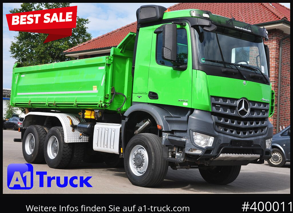 MERCEDES-BENZ Arcos 3342 BB, 6X6 Meiller Bordmatik - Camion benne: photos 1 MERCEDES-BENZ Arcos 3342 BB, 6X6 Meiller Bordmatik - Camion benne: photos 1