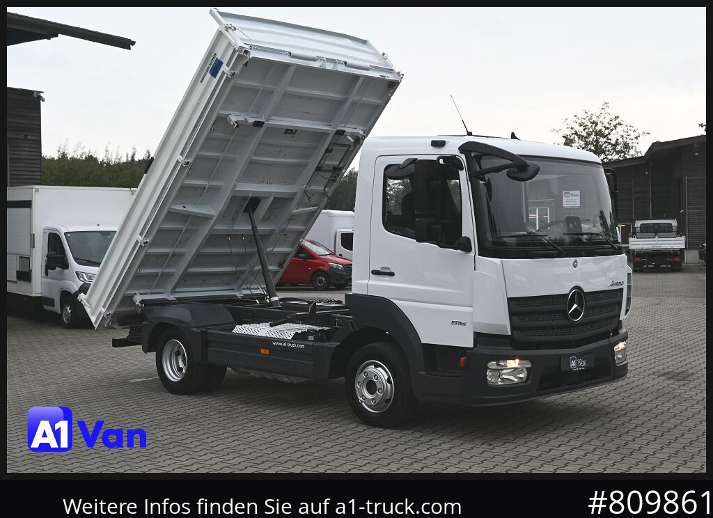 MERCEDES-BENZ Atego 816 Kipper, Ahk,Klima, Meiller, 3-Sitzer - Utilitaire benne: photos 1 MERCEDES-BENZ Atego 816 Kipper, Ahk,Klima, Meiller, 3-Sitzer - Utilitaire benne: photos 1