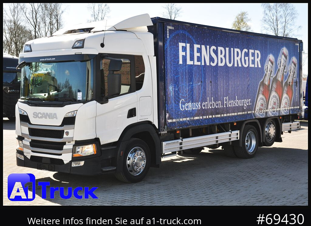 Camion pour le transport de boissons SCANIA P 320 P 6x2,, Getränke, Lenkachse, LBW: Dhollandia DHLM 30: photos 13