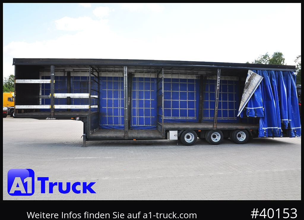 SCHROEDER,WIESMOOR Schröder Jumbo Hubdach, Getränkeauflieger - Semi-remorque pour le transport de boissons: photos 2 SCHROEDER,WIESMOOR Schröder Jumbo Hubdach, Getränkeauflieger - Semi-remorque pour le transport de boissons: photos 2