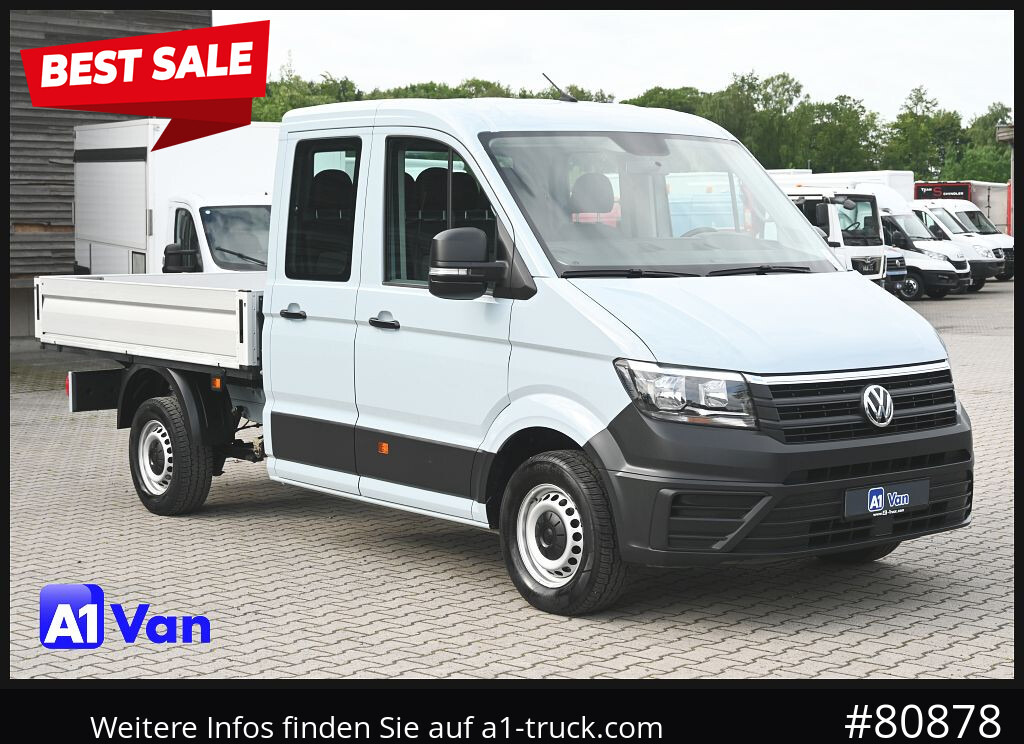 VOLKSWAGEN Crafter 35 Pritsche Doka, AHK, 7-Sitzer, Heckantrieb - Utilitaire plateau, Utilitaire double cabine: photos 1 VOLKSWAGEN Crafter 35 Pritsche Doka, AHK, 7-Sitzer, Heckantrieb - Utilitaire plateau, Utilitaire double cabine: photos 1