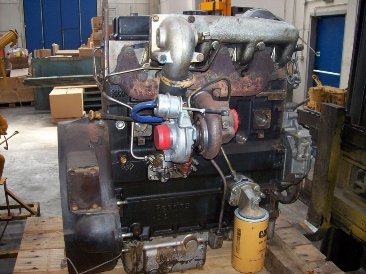 Caterpillar 3054 Motore PERKINS Serie 1000. Revisionato, completo di turbo nuovo. Effettuato banco prova. - Moteur pour Engins de chantier: photos 2 Caterpillar 3054 Motore PERKINS Serie 1000. Revisionato, completo di turbo nuovo. Effettuato banco prova. - Moteur pour Engins de chantier: photos 2