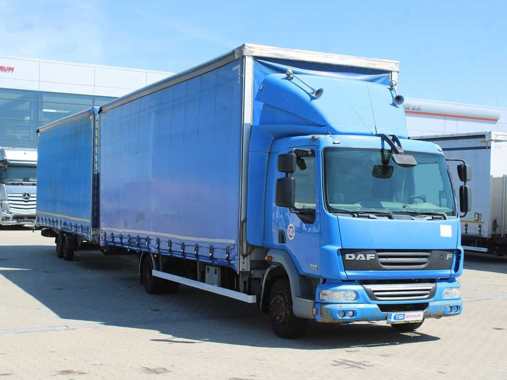 DAF FA LF 45, EURO 5, PNEU 80% + TRAILER AGADOS - Camion à rideaux coulissants: photos 2 DAF FA LF 45, EURO 5, PNEU 80% + TRAILER AGADOS - Camion à rideaux coulissants: photos 2