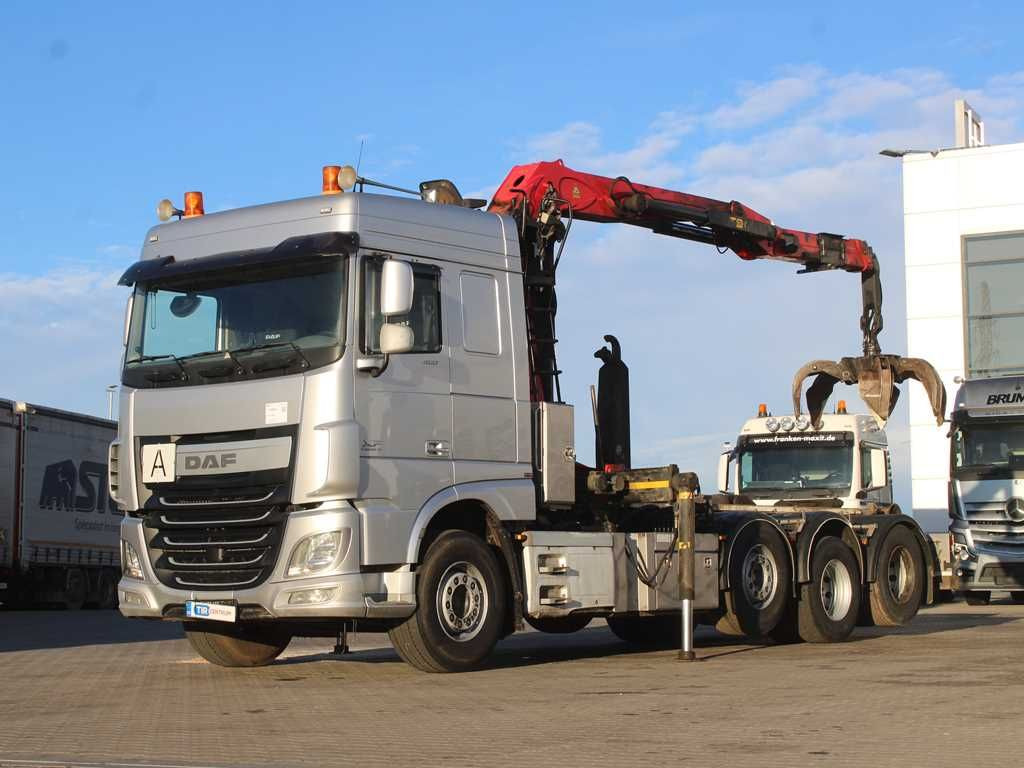 DAF XF 460, EURO 6, 8X2, 2X LIFTING AXLE, PALFINGER - Camion ampliroll: photos 1 DAF XF 460, EURO 6, 8X2, 2X LIFTING AXLE, PALFINGER - Camion ampliroll: photos 1