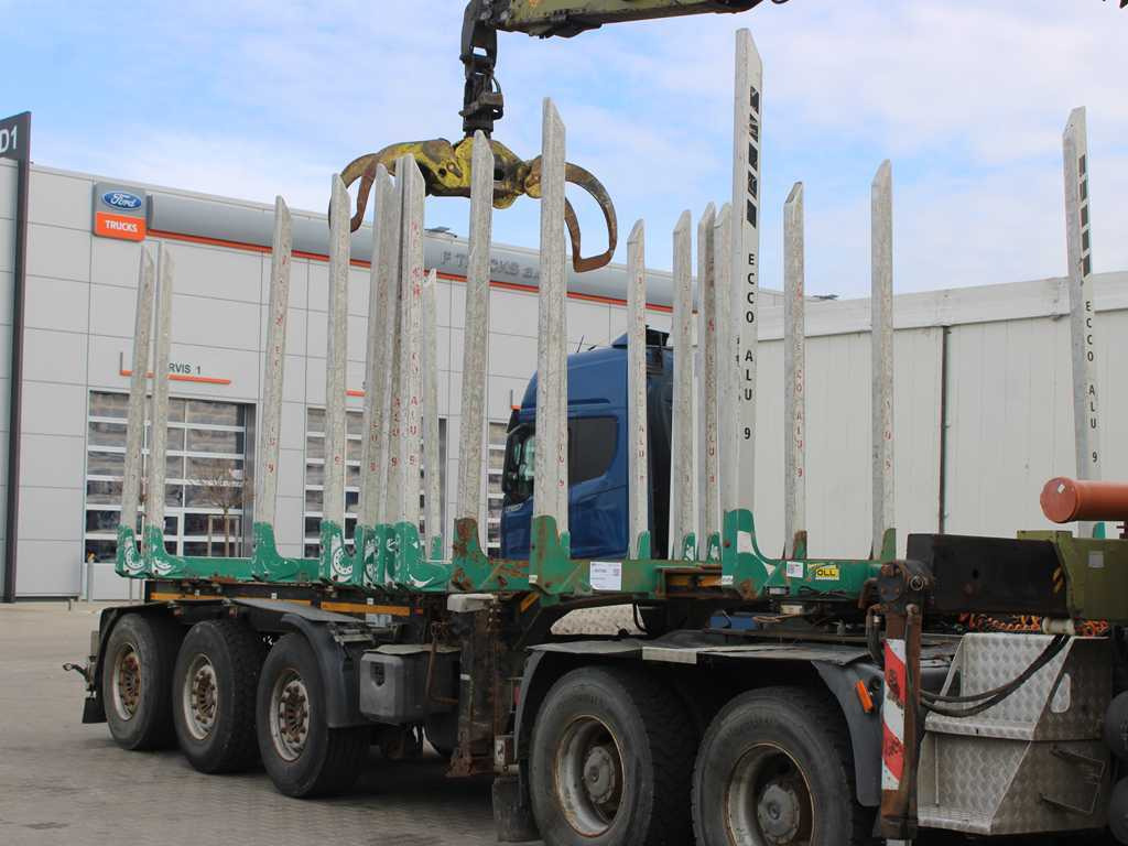 DOLL H3S-14H9, SAF AXLES, 2X LIFT AXLE, EXTENSION - Semi-remorque grumier: photos 3 DOLL H3S-14H9, SAF AXLES, 2X LIFT AXLE, EXTENSION - Semi-remorque grumier: photos 3