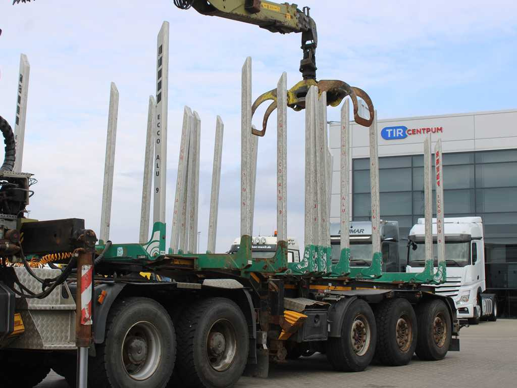 DOLL H3S-14H9, SAF AXLES, 2X LIFT AXLE, EXTENSION - Semi-remorque grumier: photos 1 DOLL H3S-14H9, SAF AXLES, 2X LIFT AXLE, EXTENSION - Semi-remorque grumier: photos 1