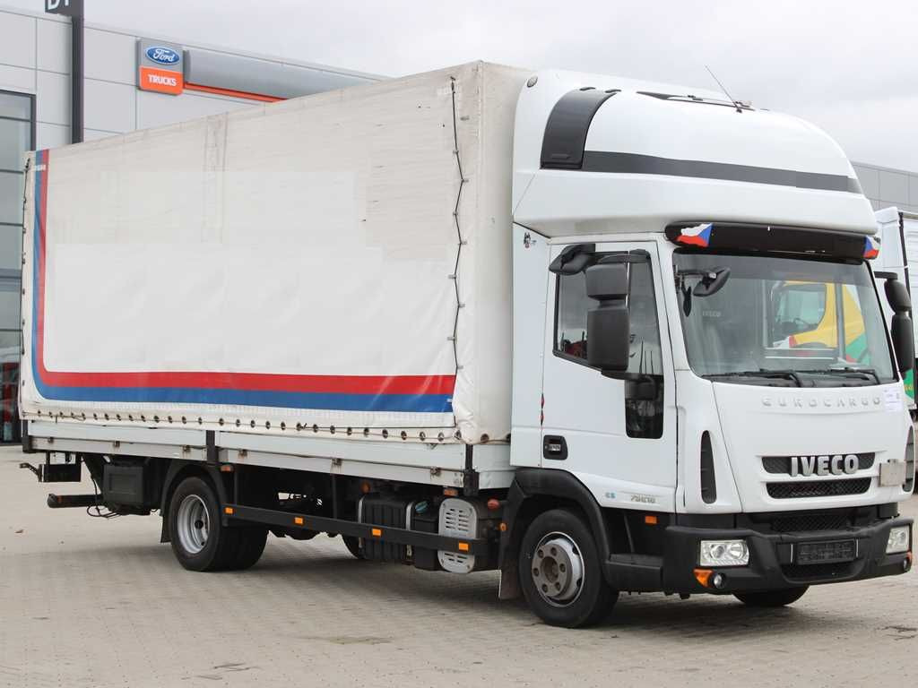 Iveco EUROCARGO 75E18, TAIL LIFT, SLEEPING CABIN - Utilitaire rideaux coulissants (PLSC): photos 2 Iveco EUROCARGO 75E18, TAIL LIFT, SLEEPING CABIN - Utilitaire rideaux coulissants (PLSC): photos 2