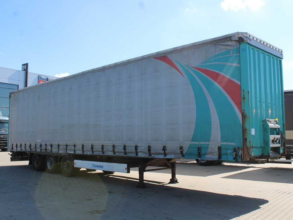 Krone SD 04, LOWDECK, LIFTING AXLE, LIFT ROOF - Semi-remorque rideaux coulissants: photos 3 Krone SD 04, LOWDECK, LIFTING AXLE, LIFT ROOF - Semi-remorque rideaux coulissants: photos 3