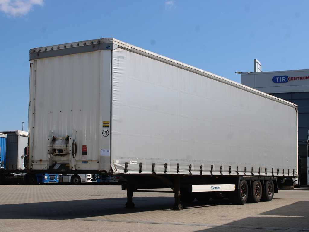 Krone SD 04, LOWDECK, LIFTING AXLE, SAF, LIFTING ROOF - Semi-remorque rideaux coulissants: photos 1 Krone SD 04, LOWDECK, LIFTING AXLE, SAF, LIFTING ROOF - Semi-remorque rideaux coulissants: photos 1