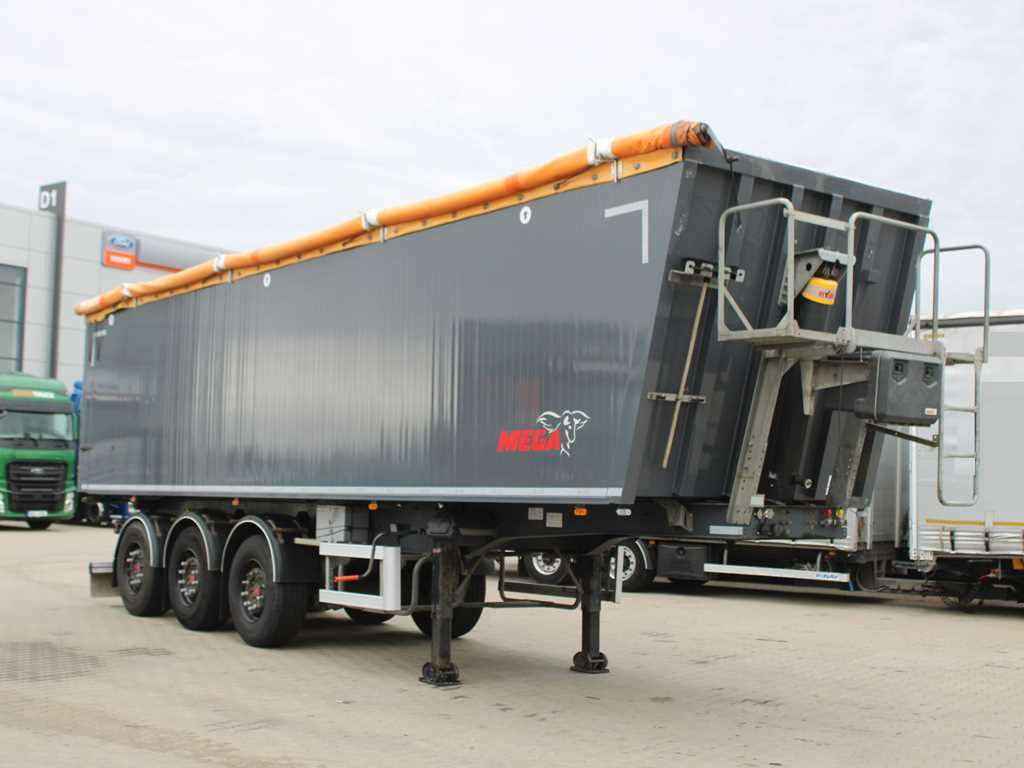 MEGA MEGA LIGHT, SAF, LIFTING AXLE, FOLDING ROOF - Semi-remorque benne: photos 3 MEGA MEGA LIGHT, SAF, LIFTING AXLE, FOLDING ROOF - Semi-remorque benne: photos 3