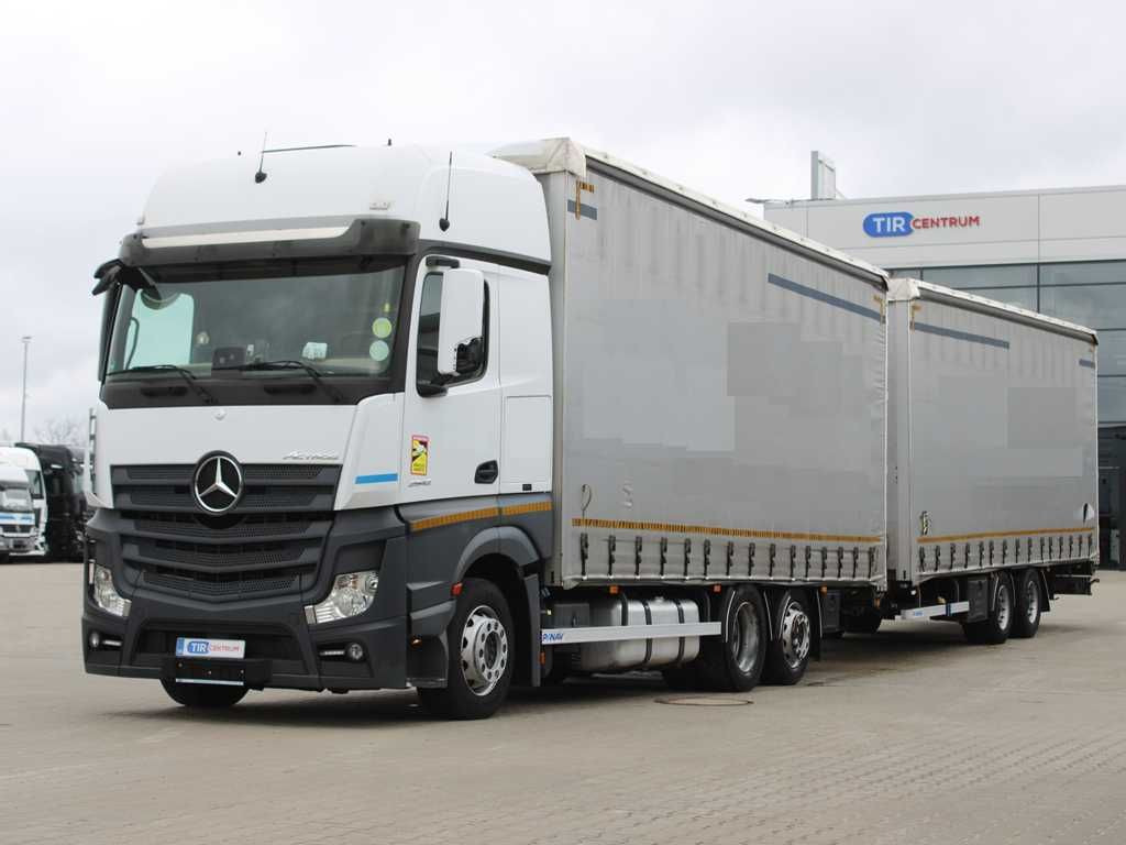 Mercedes-Benz Actros 2542, 6X2, EURO 6 + PANAV TV018M - Camion à rideaux coulissants: photos 1 Mercedes-Benz Actros 2542, 6X2, EURO 6 + PANAV TV018M - Camion à rideaux coulissants: photos 1