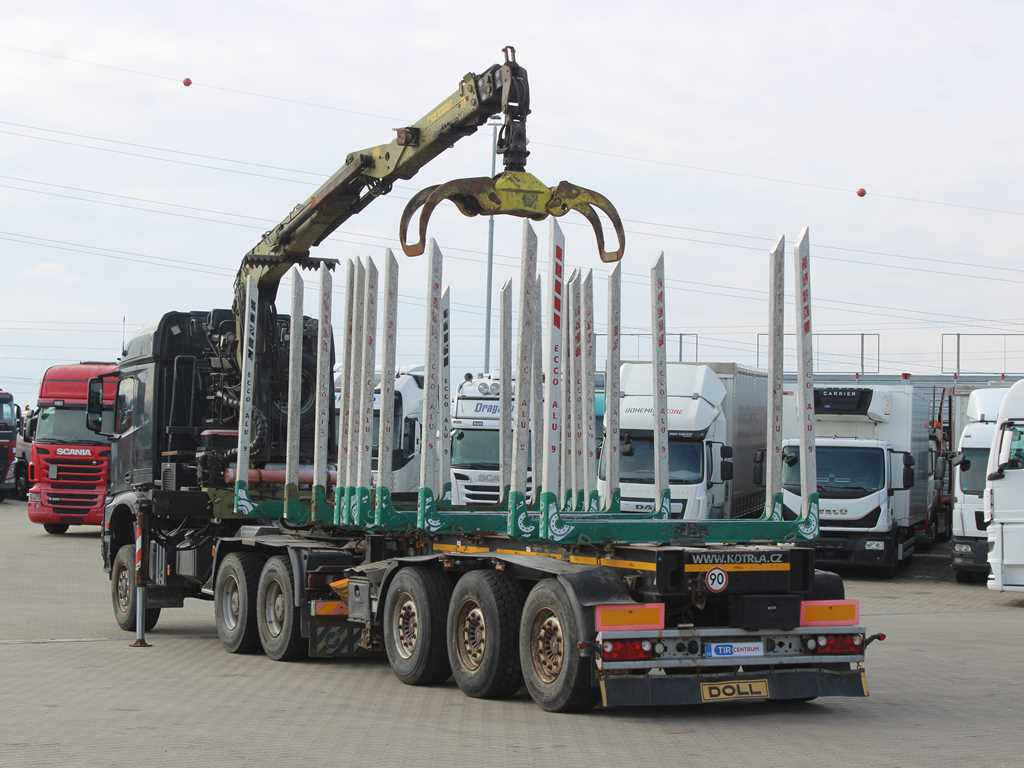 Mercedes-Benz Arocs 3351, 6x6, HYDRAULIC ARM LOGLIFT ET450, TIRES 80% + DOLL (2017) - Camion grumier, Camion grue: photos 5 Mercedes-Benz Arocs 3351, 6x6, HYDRAULIC ARM LOGLIFT ET450, TIRES 80% + DOLL (2017) - Camion grumier, Camion grue: photos 5