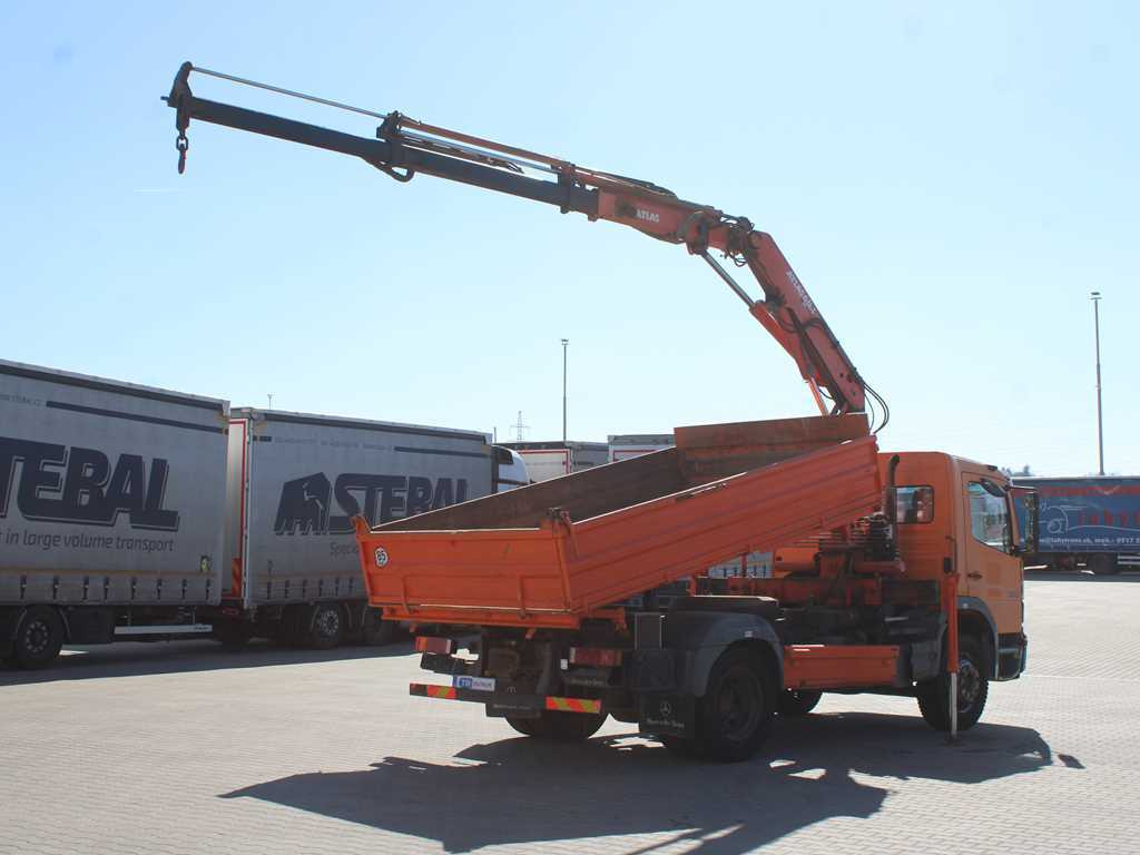 Mercedes-Benz Atego 1523, HYDRAULIC ARM ATLAS 60.1, THREE-SIDED - Camion benne, Camion grue: photos 4 Mercedes-Benz Atego 1523, HYDRAULIC ARM ATLAS 60.1, THREE-SIDED - Camion benne, Camion grue: photos 4
