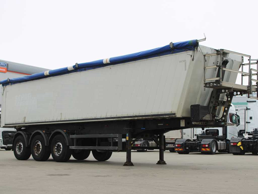 Schmitz SKI 24 SL 10.5, AXLES 9t, 49m³, LIFTING AXLE, ALUMINUM BODY - Semi-remorque benne: photos 2 Schmitz SKI 24 SL 10.5, AXLES 9t, 49m³, LIFTING AXLE, ALUMINUM BODY - Semi-remorque benne: photos 2
