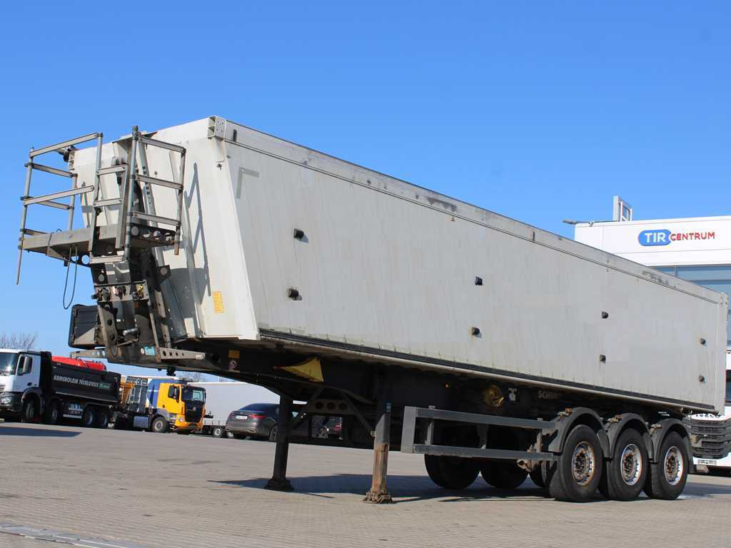 Schmitz SKI 24 SL 10.5, AXLES 9t, 49m³, LIFTING AXLE, ALUMINUM BODY - Semi-remorque benne: photos 1 Schmitz SKI 24 SL 10.5, AXLES 9t, 49m³, LIFTING AXLE, ALUMINUM BODY - Semi-remorque benne: photos 1