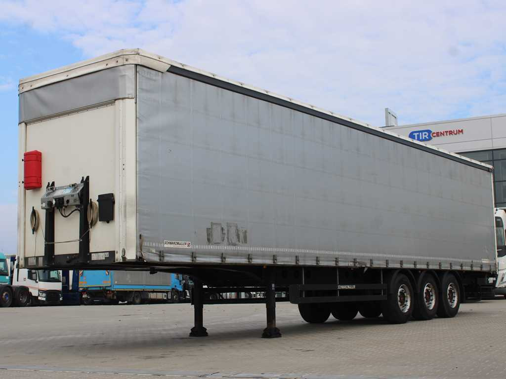 Schwarzmüller SPA 3/E, AXLES SAF, MULDA, MULTILOCK, TIRES 80% - Semi-remorque rideaux coulissants: photos 1 Schwarzmüller SPA 3/E, AXLES SAF, MULDA, MULTILOCK, TIRES 80% - Semi-remorque rideaux coulissants: photos 1