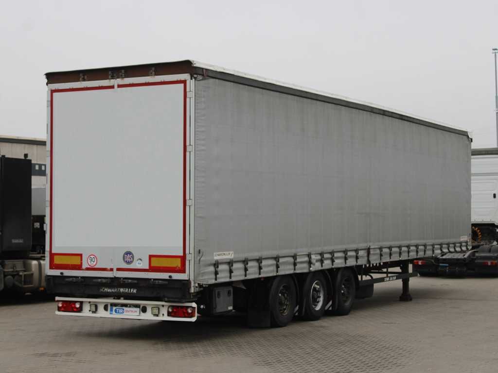 Schwarzmüller SPA 3/E, MULTILOCK, LOWDECK, LIFTING AXLE, LIFTING ROOF - Semi-remorque rideaux coulissants: photos 4 Schwarzmüller SPA 3/E, MULTILOCK, LOWDECK, LIFTING AXLE, LIFTING ROOF - Semi-remorque rideaux coulissants: photos 4