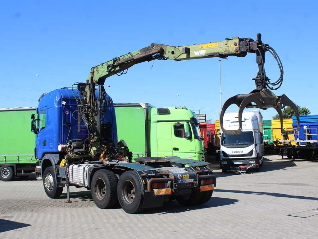 Scania R420, 6x4, EURO 3, HYDRAULIC ARM LOGLIFT F135ZT94A, LIGHTS - Tracteur routier: photos 5 Scania R420, 6x4, EURO 3, HYDRAULIC ARM LOGLIFT F135ZT94A, LIGHTS - Tracteur routier: photos 5