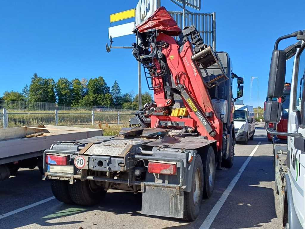 Scania R500, 6x6, RETARDER, OPTICRUISE, PALFINGER EPSILON S260Z96 - Tracteur routier: photos 4 Scania R500, 6x6, RETARDER, OPTICRUISE, PALFINGER EPSILON S260Z96 - Tracteur routier: photos 4