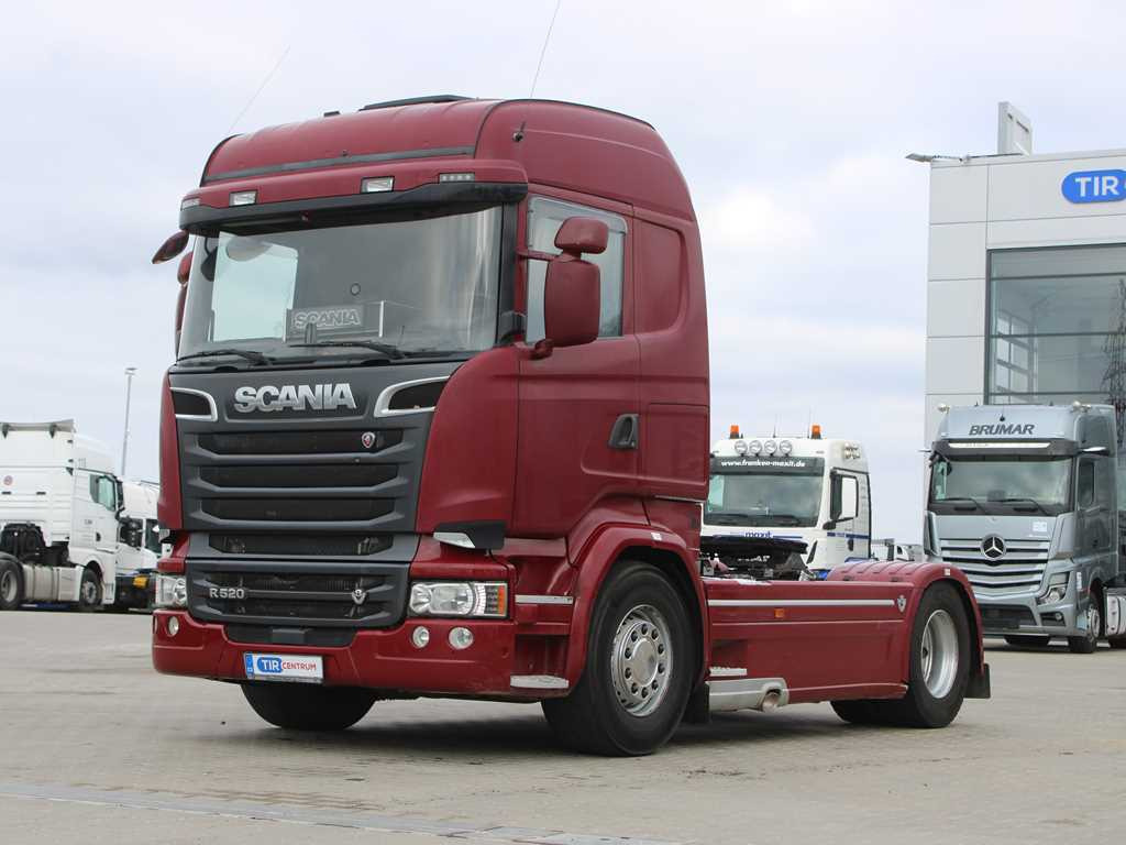 Scania R520, EURO 6, HYDRAULIC, RETARDER, LEATHER SEATS - Tracteur routier: photos 1 Scania R520, EURO 6, HYDRAULIC, RETARDER, LEATHER SEATS - Tracteur routier: photos 1