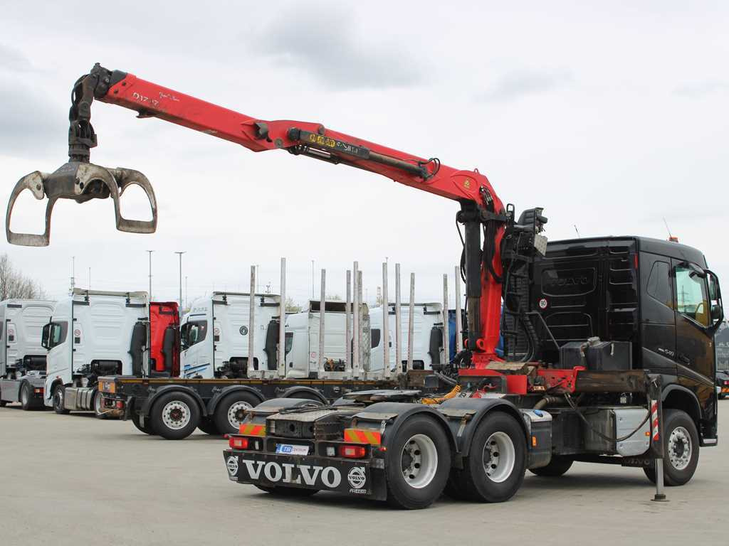 Volvo FH 540, 6X4, VEB+, PALFINGER EPSILON Q170Z96, PNEU 90% - Tracteur routier: photos 4 Volvo FH 540, 6X4, VEB+, PALFINGER EPSILON Q170Z96, PNEU 90% - Tracteur routier: photos 4