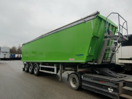 Kempf SKM 39 Alu-Kastenmulde 55m³ Rollplane - Semi-remorque benne: photos 1 Kempf SKM 39 Alu-Kastenmulde 55m³ Rollplane - Semi-remorque benne: photos 1