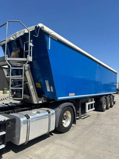 Kempf SKM 39 Alu-Kastenmulde 55m³ Rollplane - Semi-remorque benne: photos 1 Kempf SKM 39 Alu-Kastenmulde 55m³ Rollplane - Semi-remorque benne: photos 1