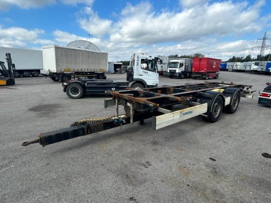 Krone ZZ/DC07 Tandem-Lafette, Standard, BPW-Achsen, Heckabstützung - Remorque porte-conteneur/ Caisse mobile: photos 3 Krone ZZ/DC07 Tandem-Lafette, Standard, BPW-Achsen, Heckabstützung - Remorque porte-conteneur/ Caisse mobile: photos 3