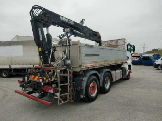 MAN TGS 26.400 3-Seitenkipper, 6x2-2 Lenkachse HIAB 144ES -3DUO - Camion benne, Camion grue: photos 4 MAN TGS 26.400 3-Seitenkipper, 6x2-2 Lenkachse HIAB 144ES -3DUO - Camion benne, Camion grue: photos 4
