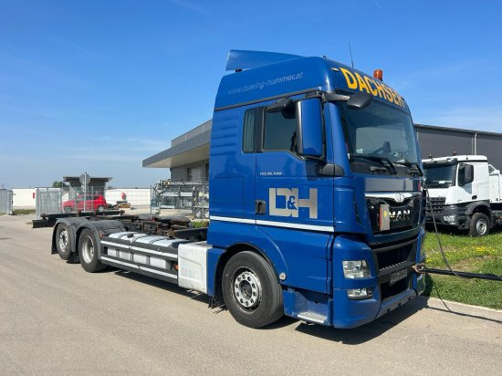 MAN TGX 26.440 XLX 6x2 Liftachse, Retarder, Euro 6, Motorschaden - Camion porte-conteneur/ Caisse mobile: photos 1 MAN TGX 26.440 XLX 6x2 Liftachse, Retarder, Euro 6, Motorschaden - Camion porte-conteneur/ Caisse mobile: photos 1