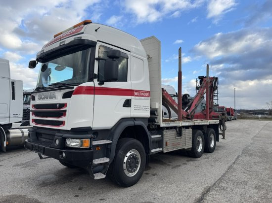 Scania G490 6X6 Blatt-Blatt Penz Kran 12.Z8.70 - Camion grumier, Camion grue: photos 3 Scania G490 6X6 Blatt-Blatt Penz Kran 12.Z8.70 - Camion grumier, Camion grue: photos 3