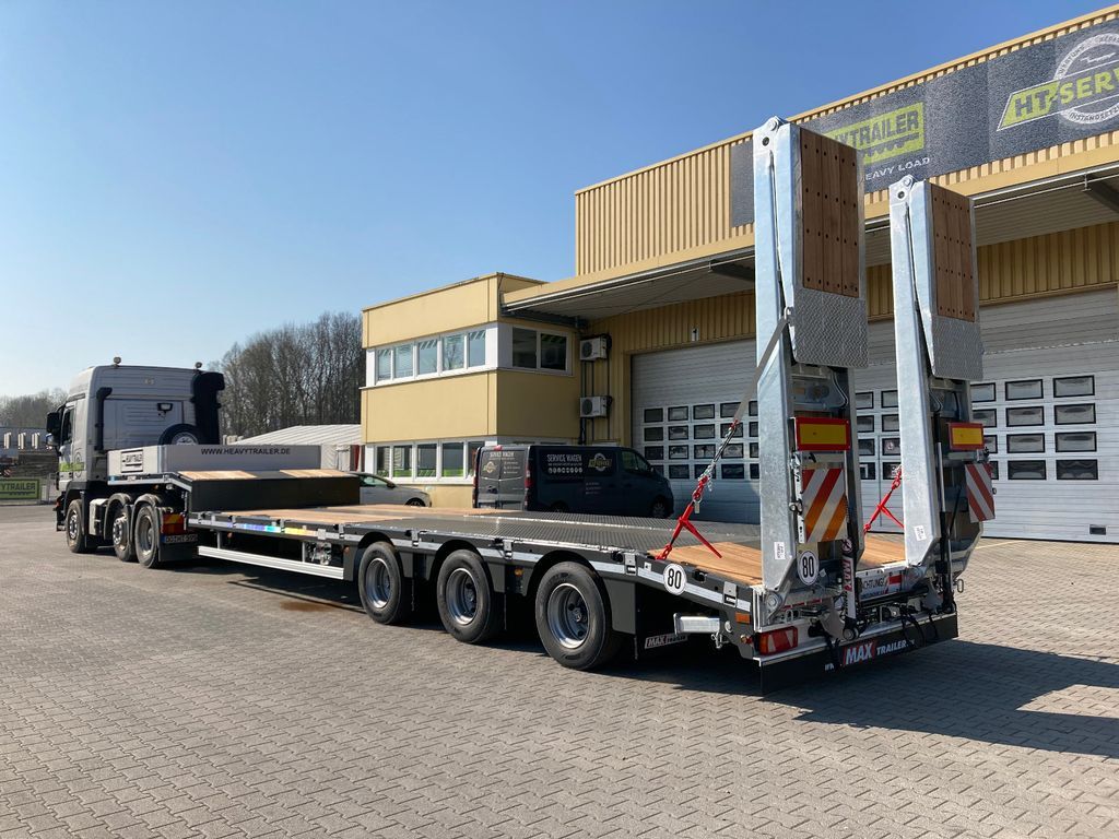 Faymonville MAX Trailer 3-Achs-Tele-Semi mit Rampen zwangsgel - Semi-remorque surbaissé: photos 1 Faymonville MAX Trailer 3-Achs-Tele-Semi mit Rampen zwangsgel - Semi-remorque surbaissé: photos 1