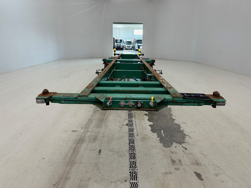 Semi-remorque porte-conteneur/ Caisse mobile Fruehauf 4 x Skelet 2 x 20-40 ft: photos 8