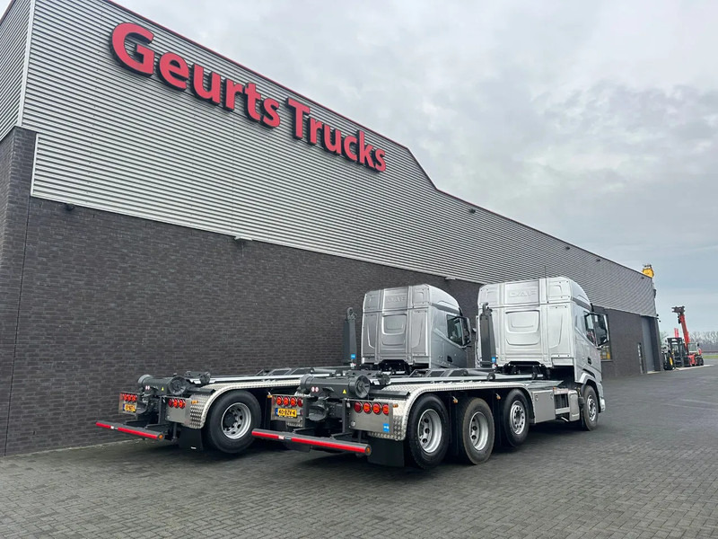 Camion ampliroll DAF XF 530 8X2 TRIPLE VDL S-30-6700 HAAKARMSYSTEEM/ABROLLKIPPER/HOOKLIFT/NIEUW/NEW: photos 12