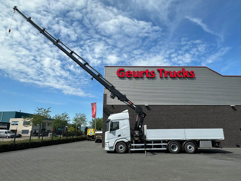 Camion grue neuf DAF XF 530 OPENLAADBAK / PRITSCHE / FLATBED MET HIAB X-HIDUO 258 E-7 + LIER KRAAN / KRAN / CRANE/ GRUA *NIEUW*: photos 7