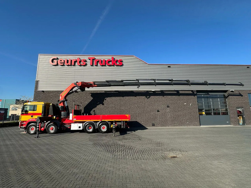 MAN 35.480 8X4H-6 BL MET PALFINGER PK92002-SH H KRAAN / KRAN / CRANE / GRUA - Camion grue: photos 1 MAN 35.480 8X4H-6 BL MET PALFINGER PK92002-SH H KRAAN / KRAN / CRANE / GRUA - Camion grue: photos 1