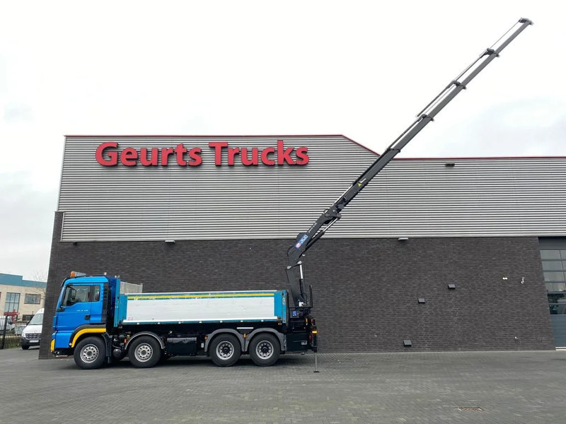 MAN TGS 35.480 8X4 KIPPER/TIPPER + HMF 2620-K5 KRAAN/KRAN/CRANE/GRUA - Camion benne, Camion grue: photos 4 MAN TGS 35.480 8X4 KIPPER/TIPPER + HMF 2620-K5 KRAAN/KRAN/CRANE/GRUA - Camion benne, Camion grue: photos 4