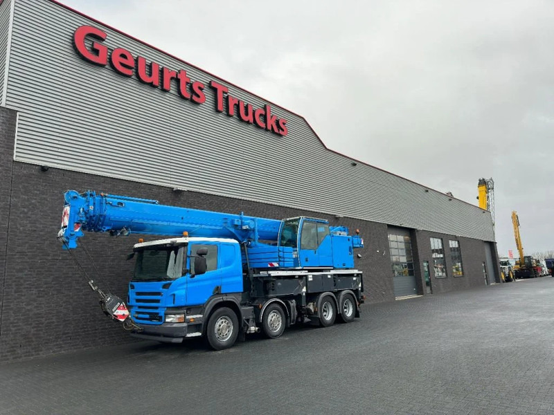 Scania P420 8X4 + LIEBHERR LTF 1045-4.1 KRAAN/KRAN/CRANE/GRUA - Camion grue: photos 2 Scania P420 8X4 + LIEBHERR LTF 1045-4.1 KRAAN/KRAN/CRANE/GRUA - Camion grue: photos 2